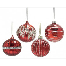 SFERA VETRO RED 2 CM.8 (16pz)